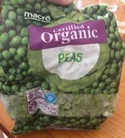 Mängden socker i Certified Organic Peas