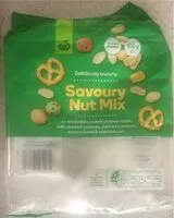 Mängden socker i Savoury Nut Mix