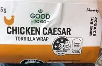 Mängden socker i Chicken Caesar Tortilla Wrap