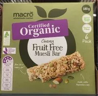 Mängden socker i Chewy Fruit Free Muesli Bar