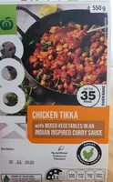 Mängden socker i Chicken Tikka