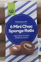 Mängden socker i Mini choc sponge rolls