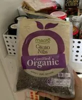 Mängden socker i Cacao nibs