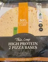 Mängden socker i High protein pizza bases