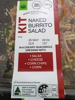 Mängden socker i Naked Burrito Salad