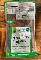 Mängden socker i Free from gluten seeded bagels