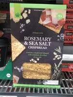 Mängden socker i Rosemary and sea salt crispbread