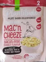 Mängden socker i Plantitude Dairy Free Mac'n Cheeze Bacon-Free Smokey Flavour