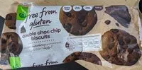 Mängden socker i Double Choc Chip Biscuits Free from gluten