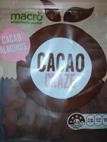 Mängden socker i Cacao Craze (Cacao Almonds)