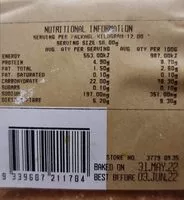 Mängden socker i Woolworths hi fibre low gi loaf