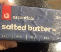 Mängden socker i Salted butter