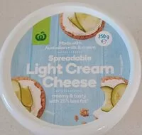 Mängden socker i Spreadable Light Cream Cheese