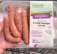 Mängden socker i Grass fed sausages