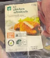 Mängden socker i 12 Chicken Schnitzels