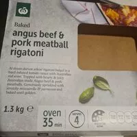 Mängden socker i Angus Beef & Pork Meatball Rigatoni