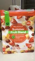 Mängden socker i Summer fruit blend