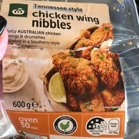 Mängden socker i Woolworths buttermilk tennessee chicken wing nibbles