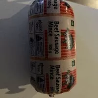 Mängden socker i Beef Sausage  Mince
