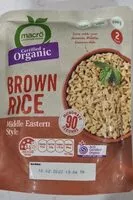 Mängden socker i Brown rice