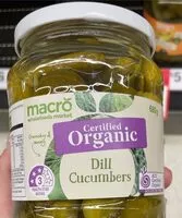 Mängden socker i Dill cucumbers