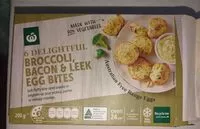 Mängden socker i Broccoli, Bacon & Leek Egg Bites