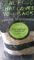 Mängden socker i organic sunflower seed kernels