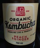 Mängden socker i Organic kombucha peach&ginger