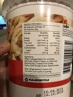 Mängden socker i Live & fermented Kraut