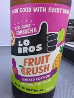 Mängden socker i fruit crush kombucha