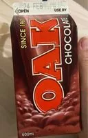 Mängden socker i Oak chocolate milk