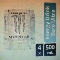 Mängden socker i Monster Energy Ultra Zero