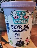 Mängden socker i Skyr bio mûre-myrtille