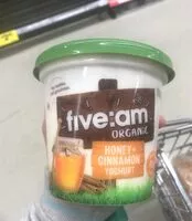 Mängden socker i Five:am organic hiney cinnamon