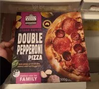 Mängden socker i Double pepperoni pizza