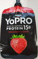 Mängden socker i YoPRO Strawberry