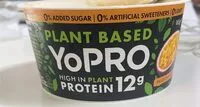 Mängden socker i Plant Based YoPRO Passionfruit