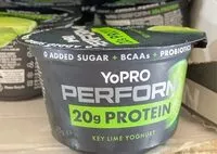 Mängden socker i Yopro perform key lime yoghurt