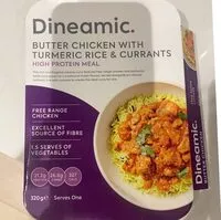 Mängden socker i Butter Chicken with Turmeric Rice and Currants