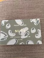 Mängden socker i Pana Cacao Nuts 45G Pana Cacao