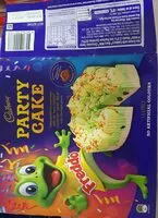 Mängden socker i Cadbury party cake