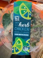 Mängden socker i Lemon and herb chiken salad with grains & honey mustard dressing