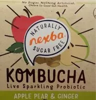 Mängden socker i Nexba Kombucha - Apple, Pear & Ginger