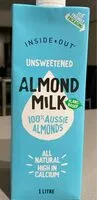 Mängden socker i Unsweetened Almond milk