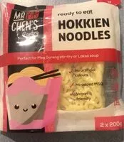 Mängden socker i Hokkien Noodles