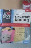 Mängden socker i Singapore Noodles