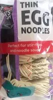 Mängden socker i Thin egg noodles