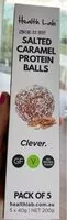 Mängden socker i Salted caramel protein balls