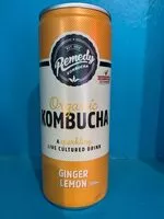 Mängden socker i Organic Kombucha ginger lemon
