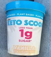 Mängden socker i Ketoscoop vanilla caramel